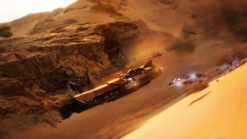 Star Wars: Galactic Racer podracing screenshot