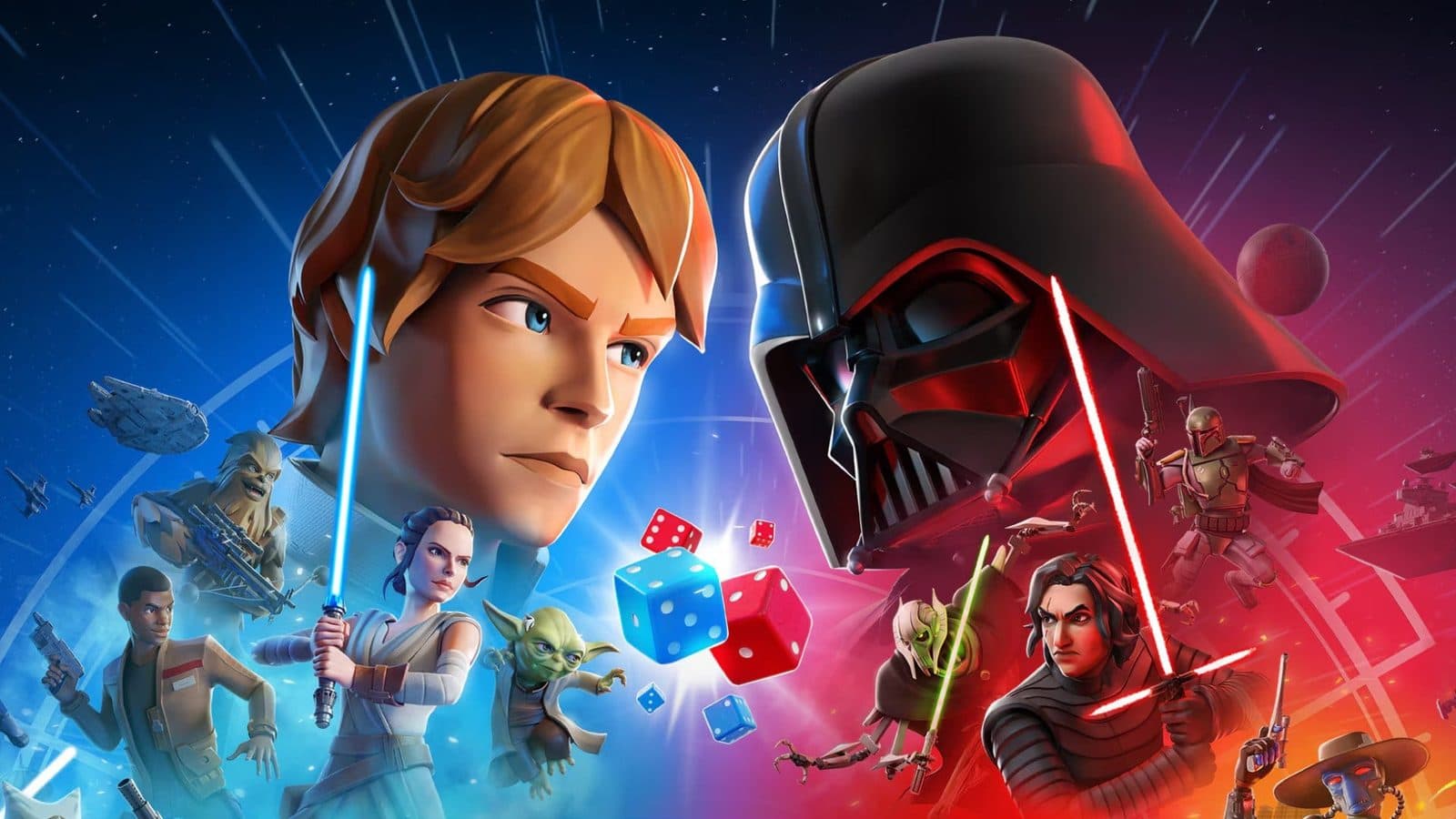 Monopoly: Star Wars Heroes vs. Villains key art