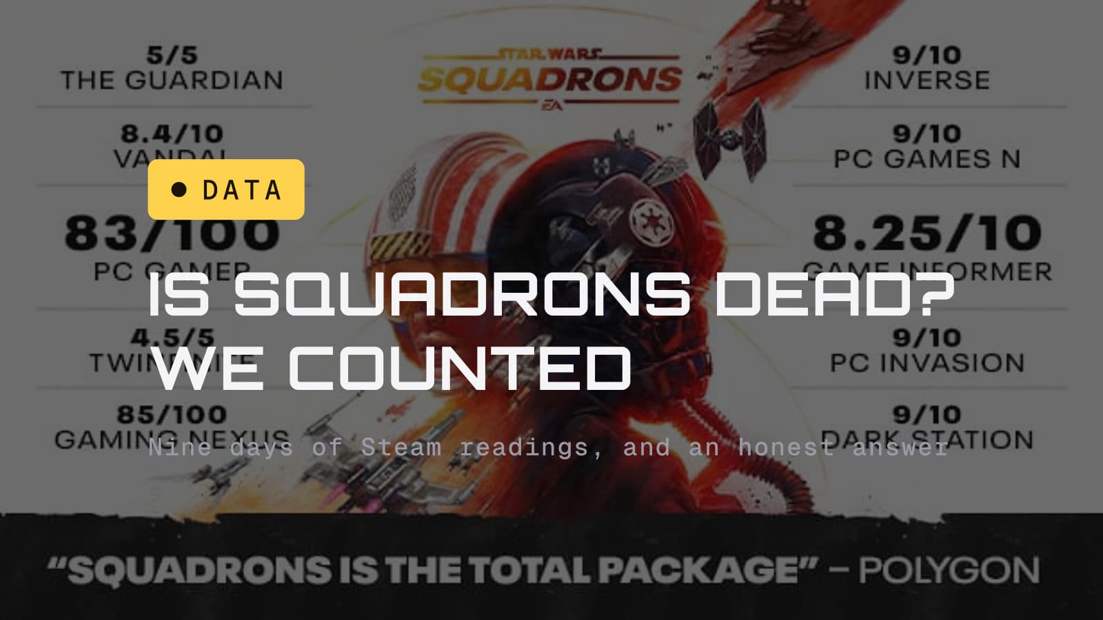 Is Star Wars Squadrons dead, over Squadrons cover art