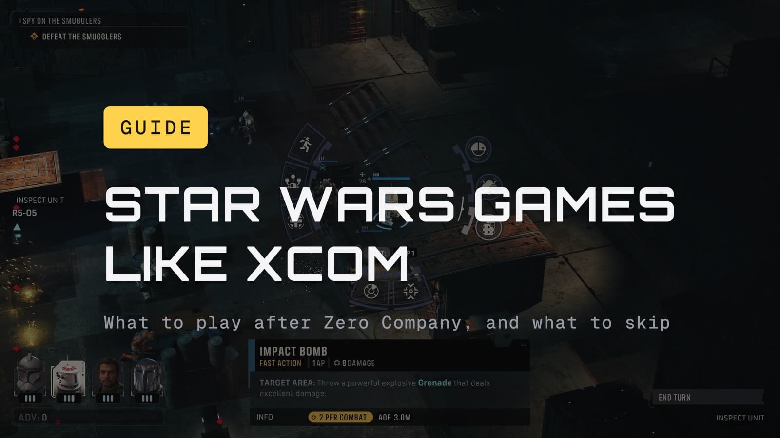 Star Wars games like XCOM, over Zero Company gameplay